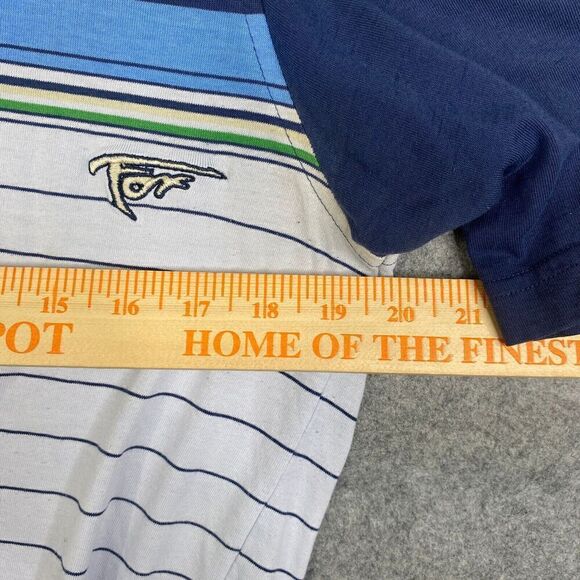 Fox Racing Polo Shirt Mens Large Stripe Outdoor Casual Biking Activewear - Picture 5 of 11